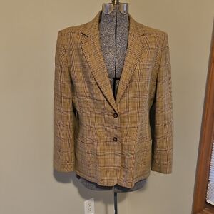 Talbots Houndstooth Blazer